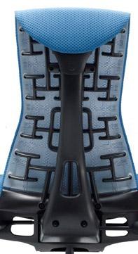 Herman Miller Embody Noir - Vue de profil Fauteuil Herman Miller Embody Noir vu de profil
